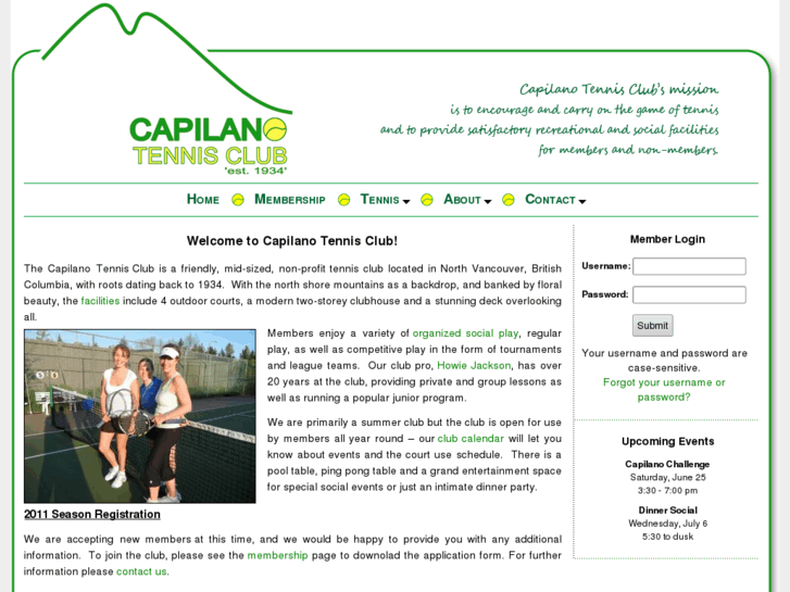 www.capilanotennisclub.com