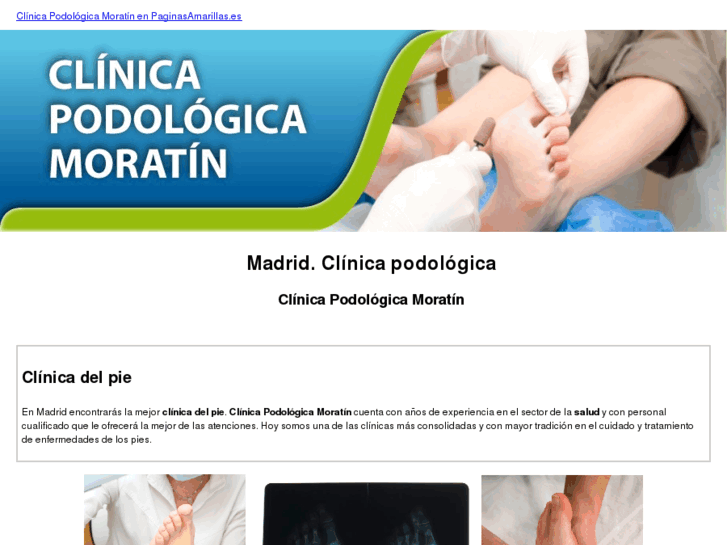 www.clinicapodologicamoratin.com