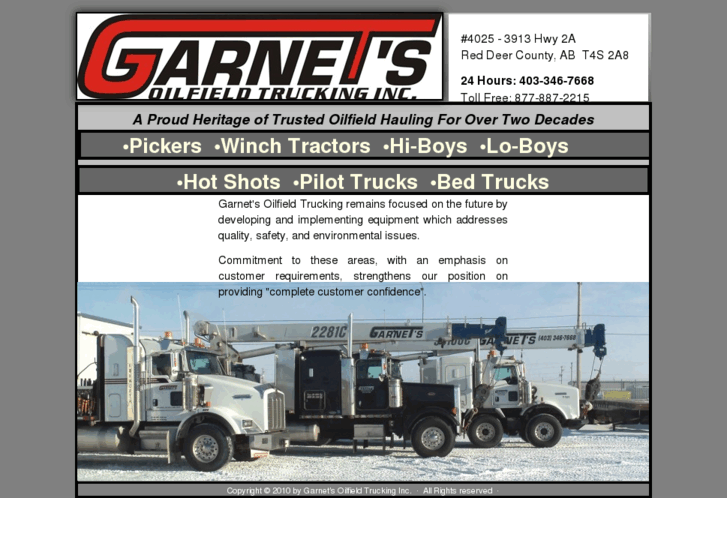 www.garnetstrucking.com