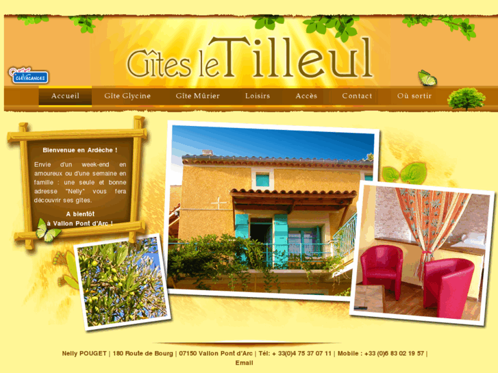 www.gitesletilleul.com