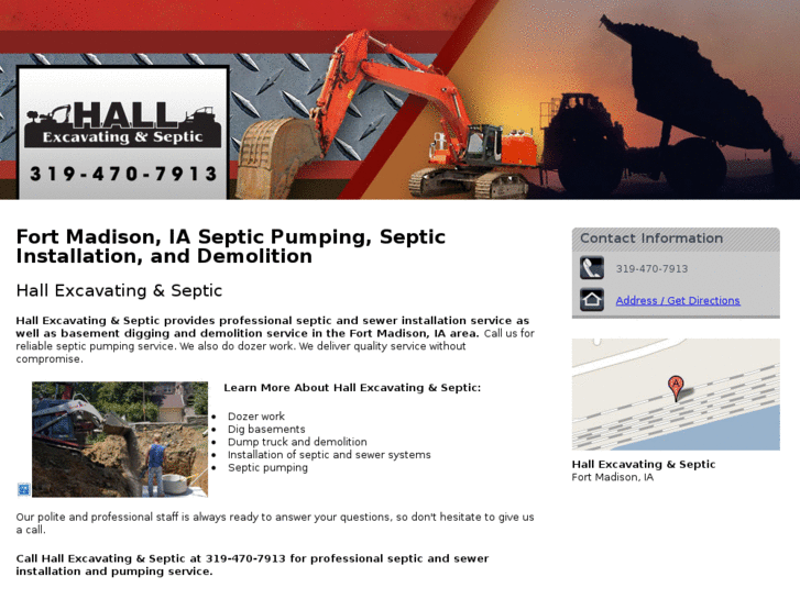 www.hallexcavatingandseptic.com