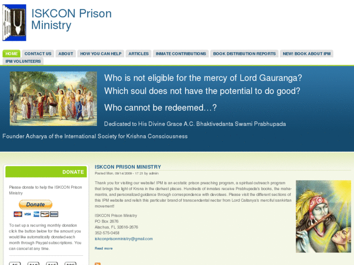 www.iskconprisonministry.com