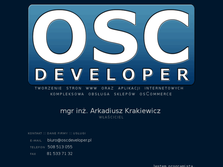 www.oscdeveloper.pl