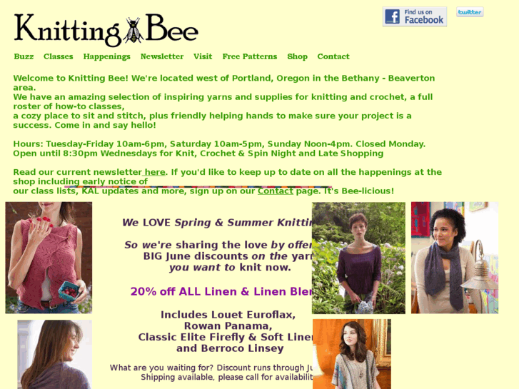 www.theknittingbee.com