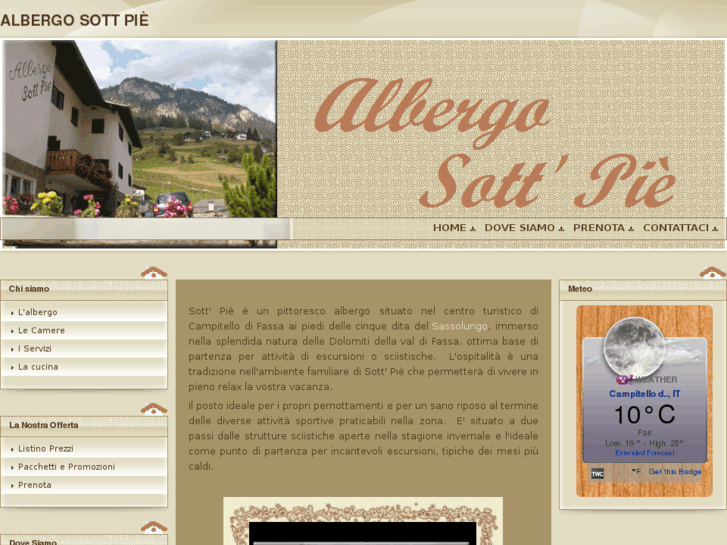 www.albergosottpie.com