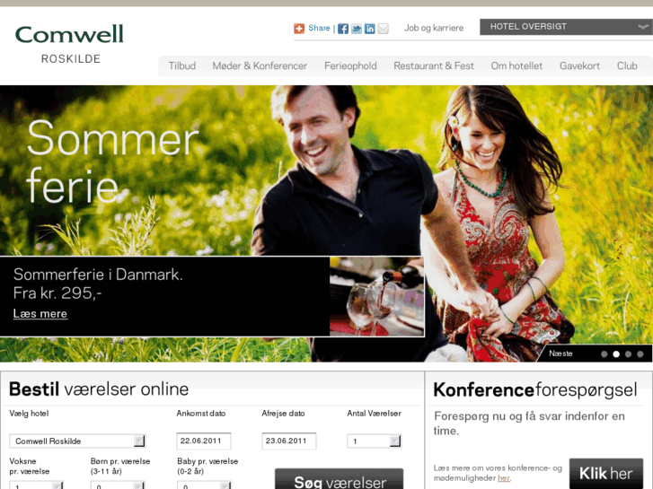 www.comwellroskilde.dk