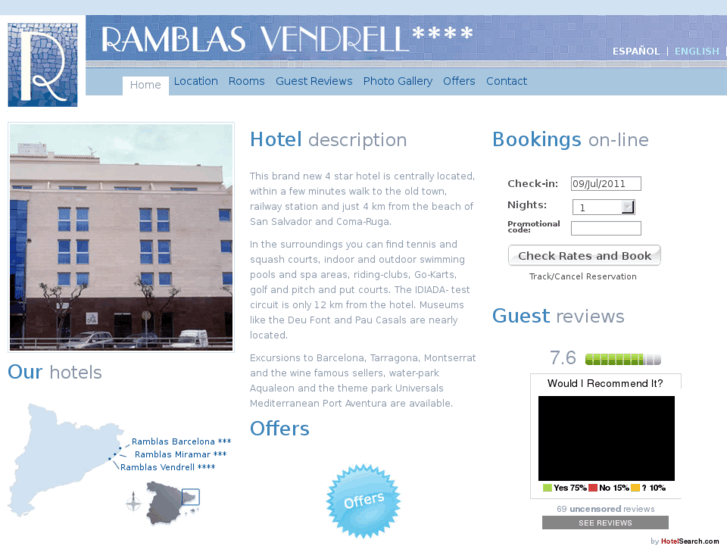 www.hotelramblasvendrell.com