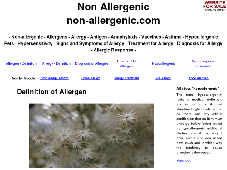 www.non-allergenic.com