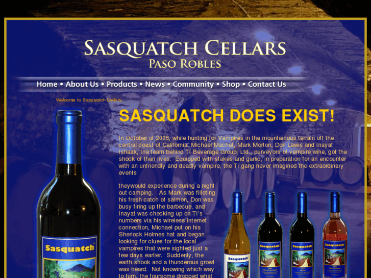 www.sasquatchcellars.com