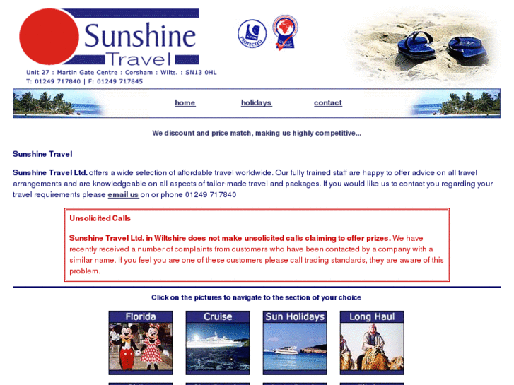 www.sunshinetravel.co.uk