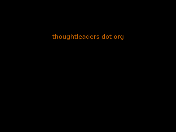 www.thoughtleaders.org