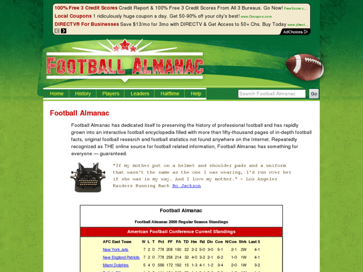 www.football-almanac.com