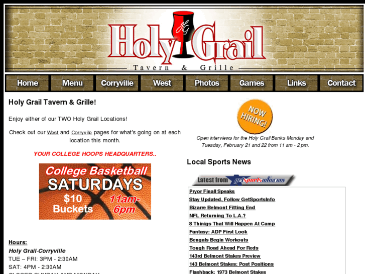 www.holygrailclifton.com