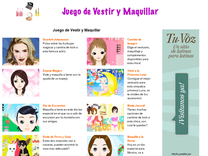 www.juegodevestirymaquillar.com