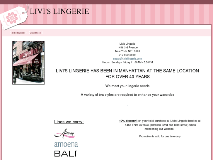 www.livislingerie.com