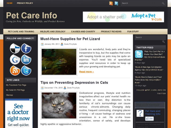 www.petcareandtraining.info