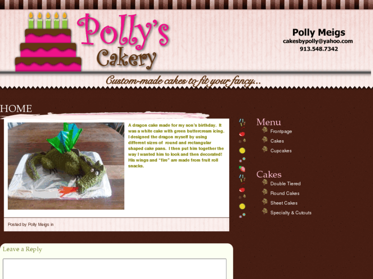 www.pollyscakery.com