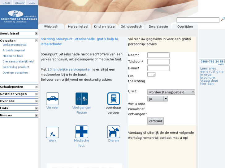 www.steunpuntletselschade.nl