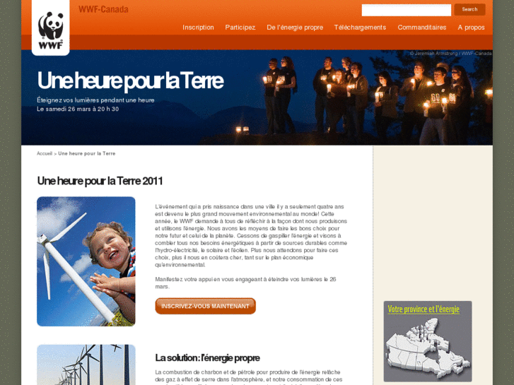 www.uneheurepourlaterre.org