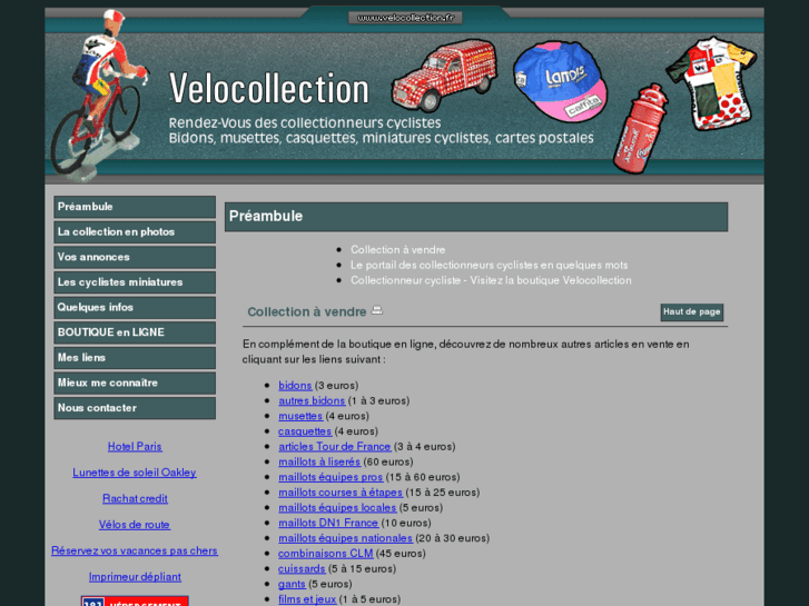 www.velocollection.fr