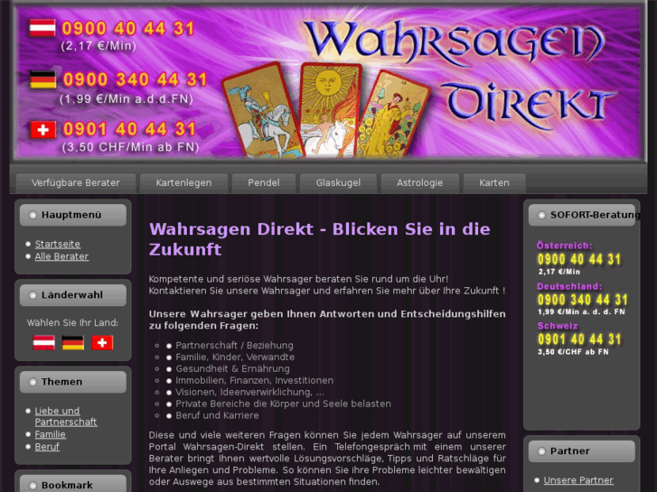 www.wahrsagen-direkt.com