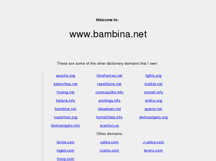 www.bambina.net