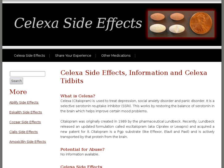 www.celexasideeffects.com