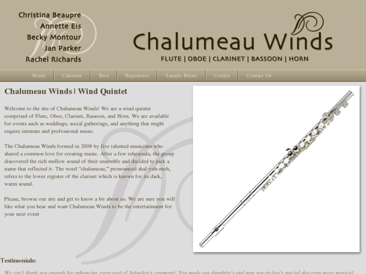 www.chalumeauwinds.com