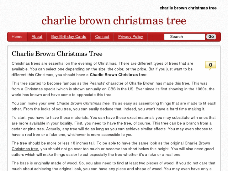 www.charliebrownchristmastree.org