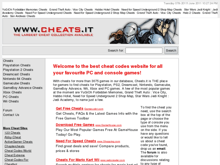 www.cheats.it