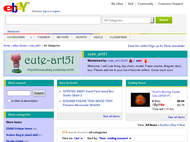 www.cuteartstore.com