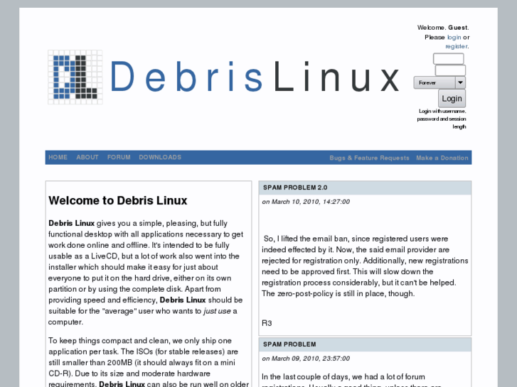 www.debrislinux.org