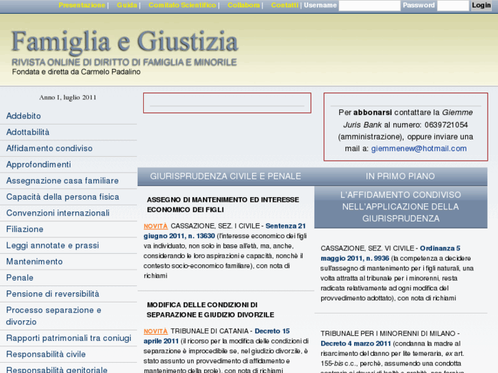 www.famigliaegiustizia.com