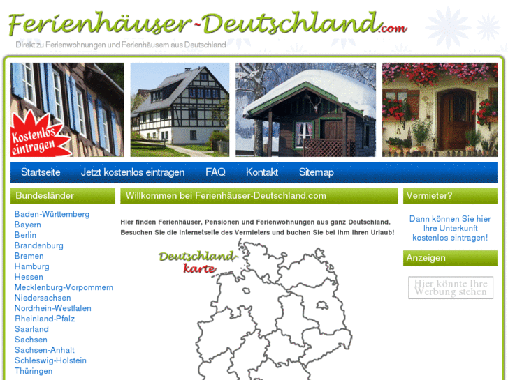 www.ferienhaeuser-deutschland.com