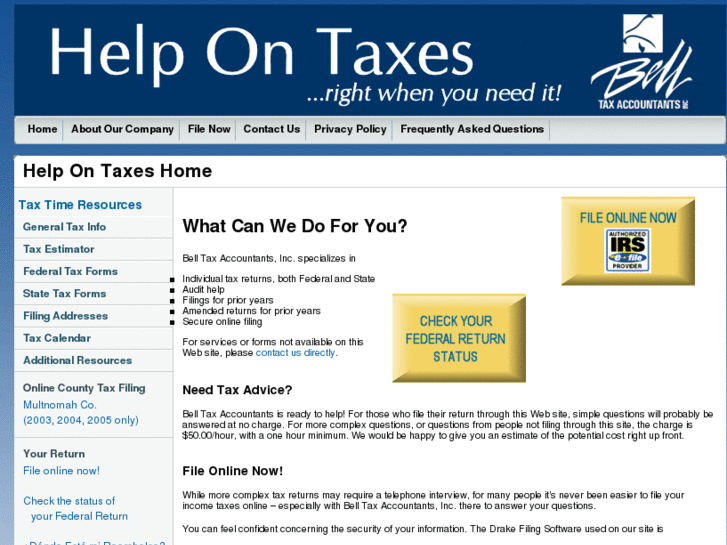 www.helpontaxes.com