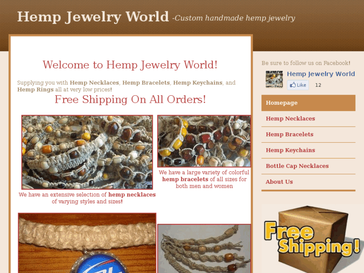 www.hempjewelryworld.com