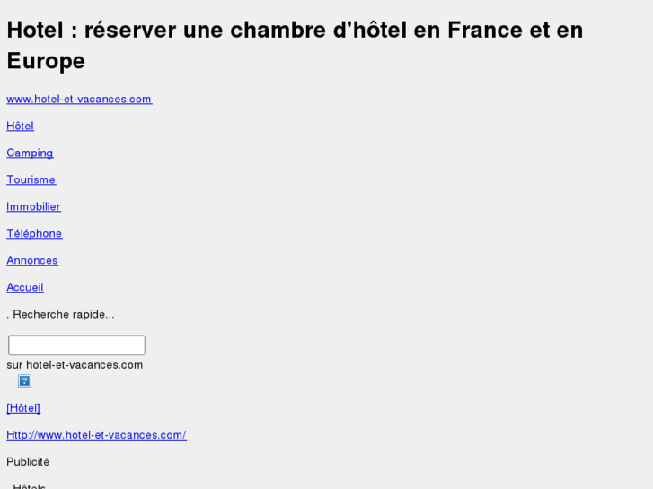 www.hotel-et-vacances.com