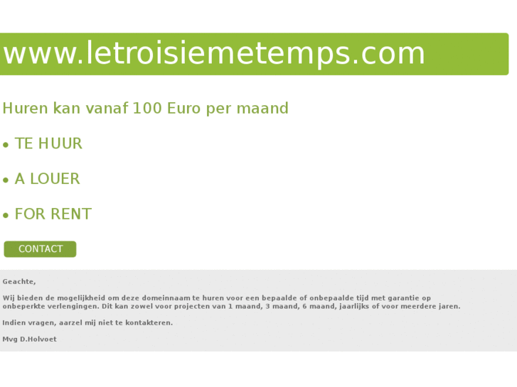 www.letroisiemetemps.com