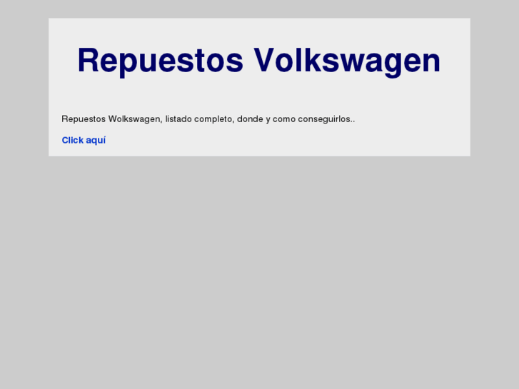 www.repuestosvolkswagen.net