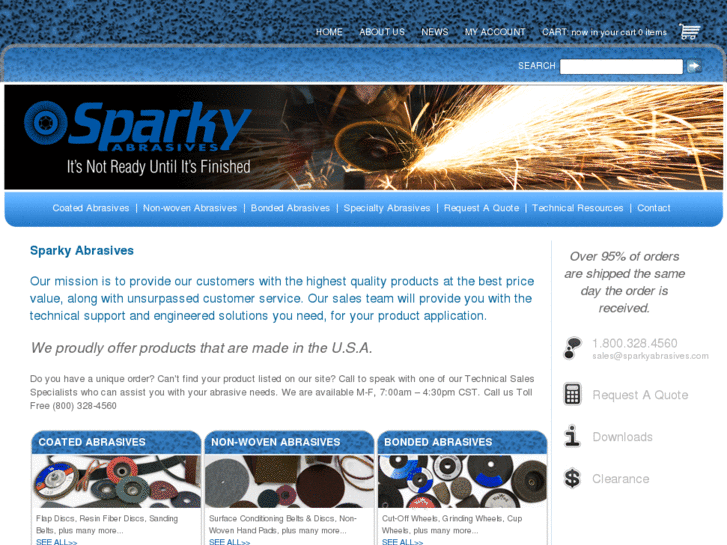 www.sparkyabrasives.com