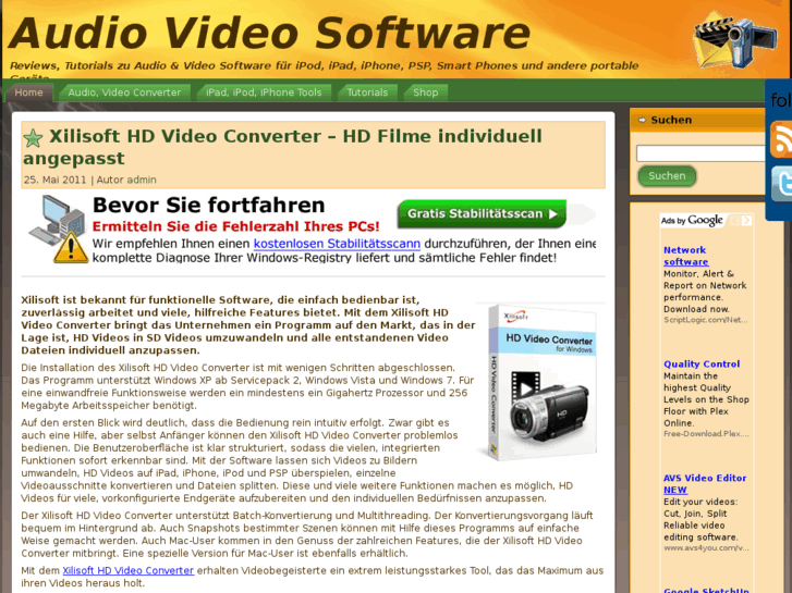 www.audiovideosoftware.de