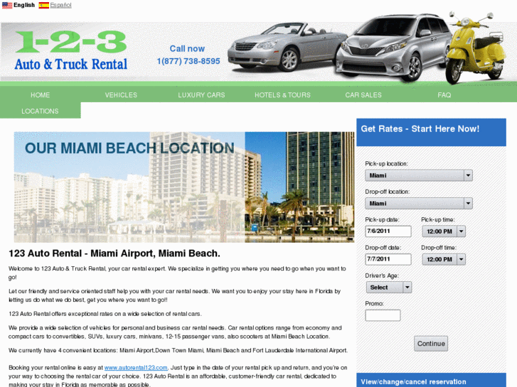 www.autorental123.com
