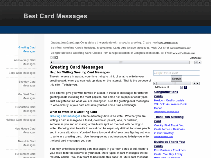 www.bestcardmessages.com