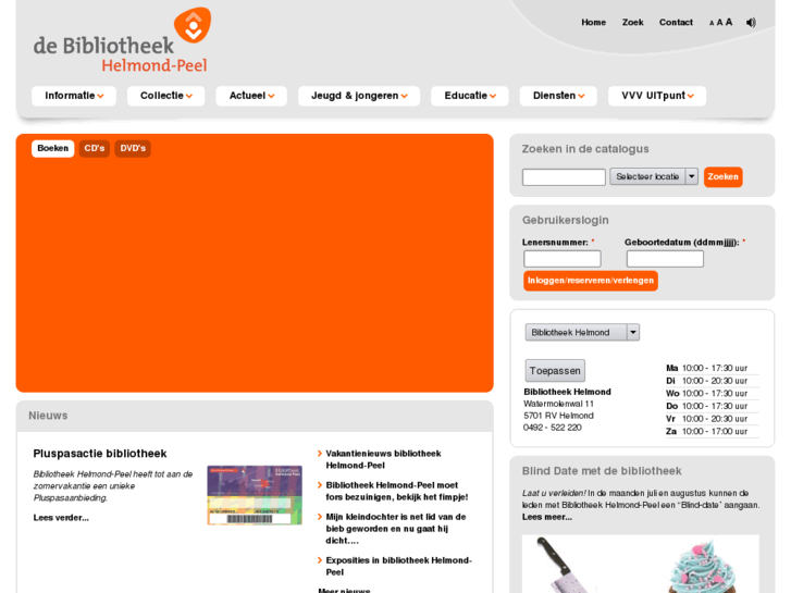 www.bibliotheekhelmondpeel.nl