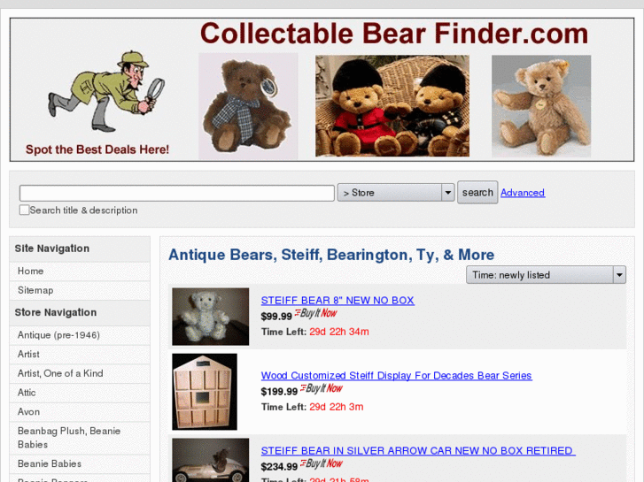 www.collectablebearfinder.com