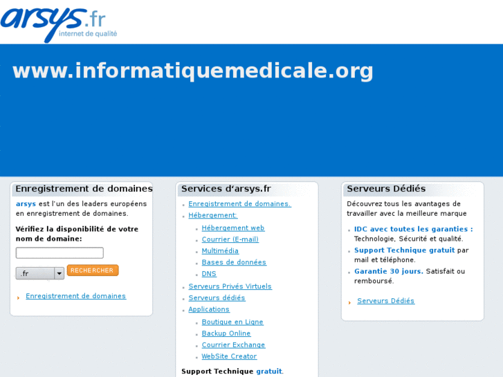 www.informatiquemedicale.org