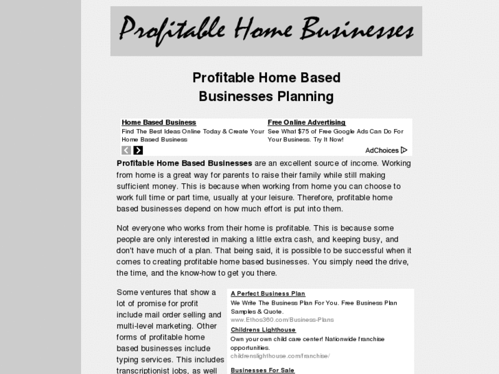 www.profitable-home-businesses.com