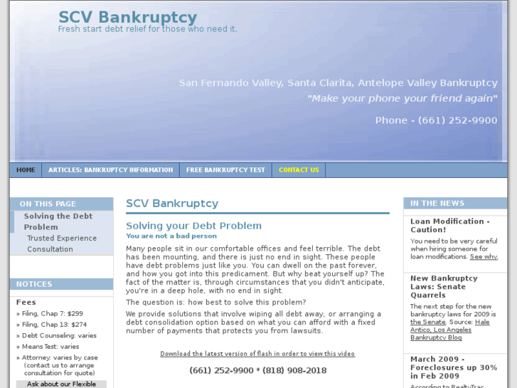 www.scvbankruptcy.com