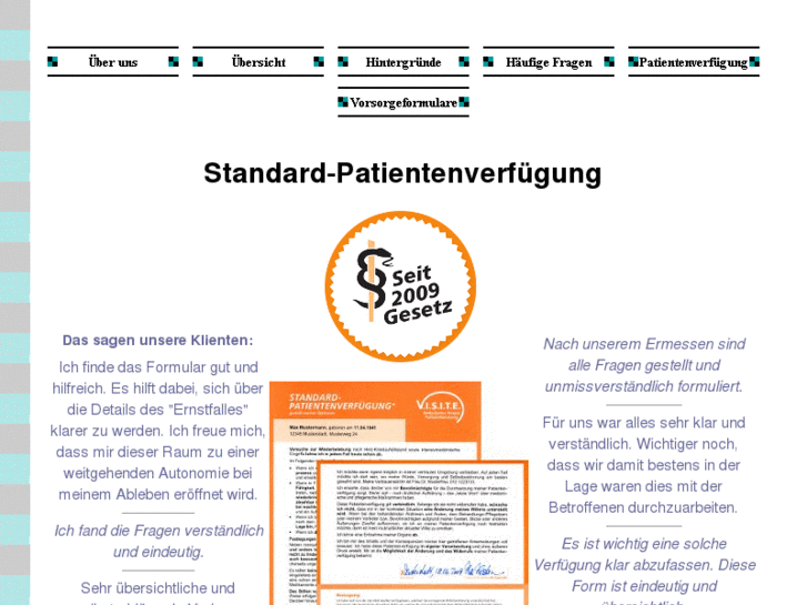 www.standard-patientenverfuegung.de