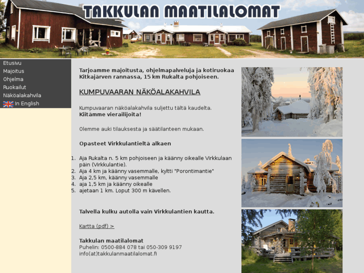 www.takkulanmaatilalomat.fi